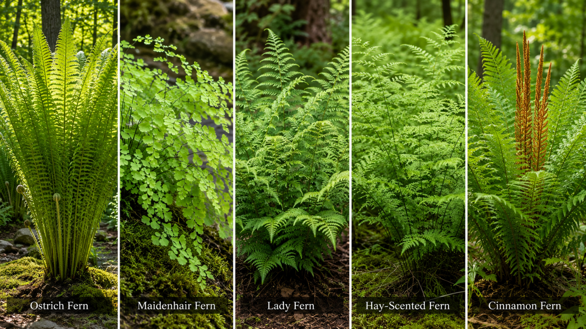 How to Grow Ornamental Ferns: Ostrich to Maidenhair