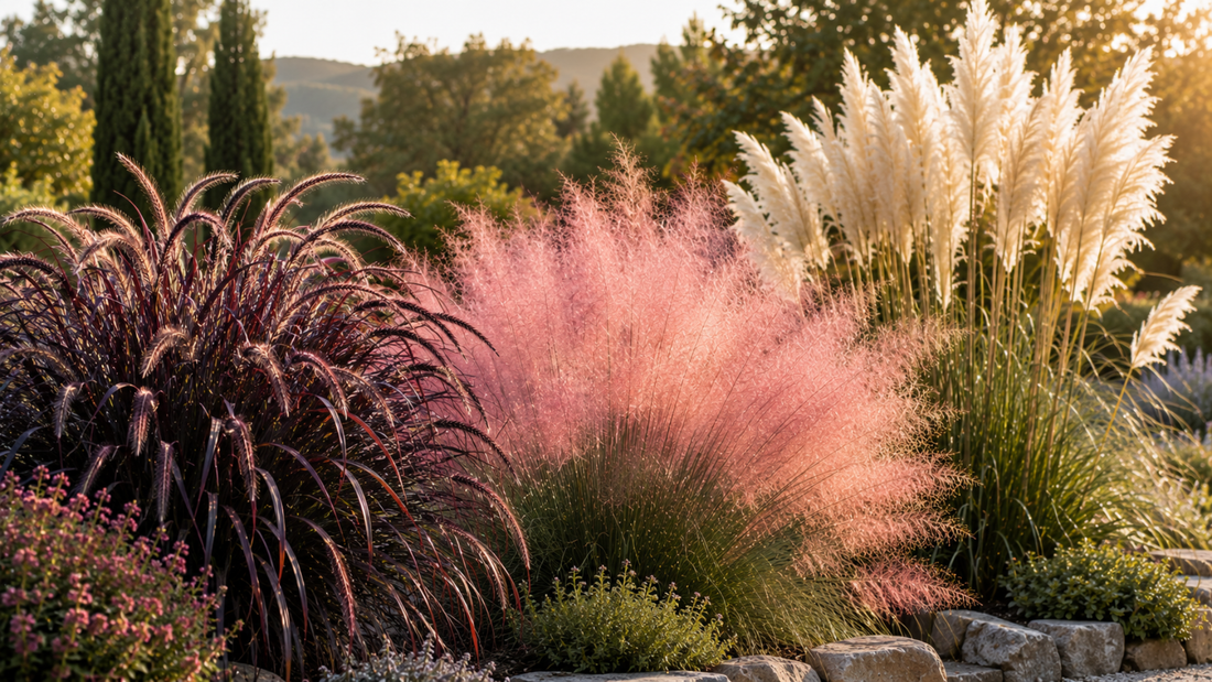 Grass Varieties Guide: Pampas, Muhly & Fountain Grass