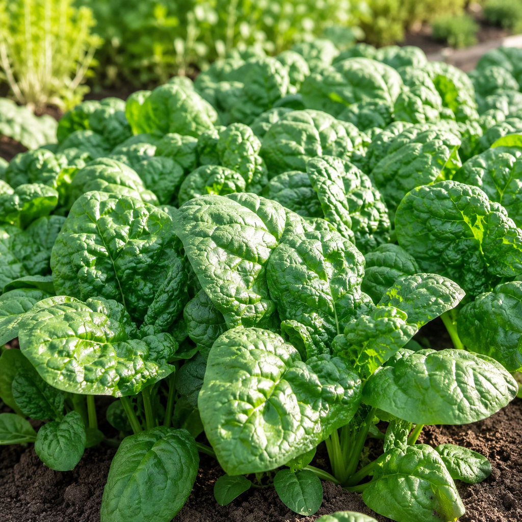 200 Pcs Noble Giant Spinach Seeds for Planting, Non GMO, Heirloom Spinach Vegetable Seeds, Fast Growing, Ideal for Home Gardens