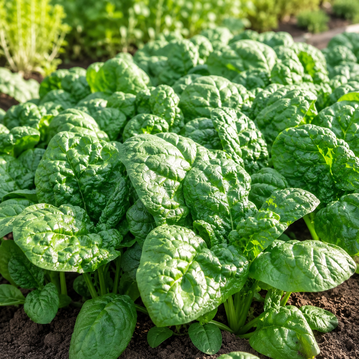 200 Pcs Noble Giant Spinach Seeds for Planting, Non GMO, Heirloom Spinach Vegetable Seeds, Fast Growing, Ideal for Home Gardens