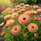 75 Pcs Strawberry Blonde Calendula Seeds, Vigorous, Cold-Hardy Plants, Grow Robust Pastel Blooms for Edging, Raised Beds