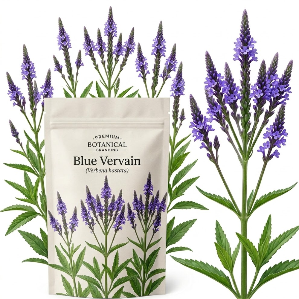 600 Pcs Wildflower Seeds for Planting - Blue Vervain, Cultivate Robust Upright Spikes & Bright Blue Flowers, Easy to Care Outdoor Yard Decor