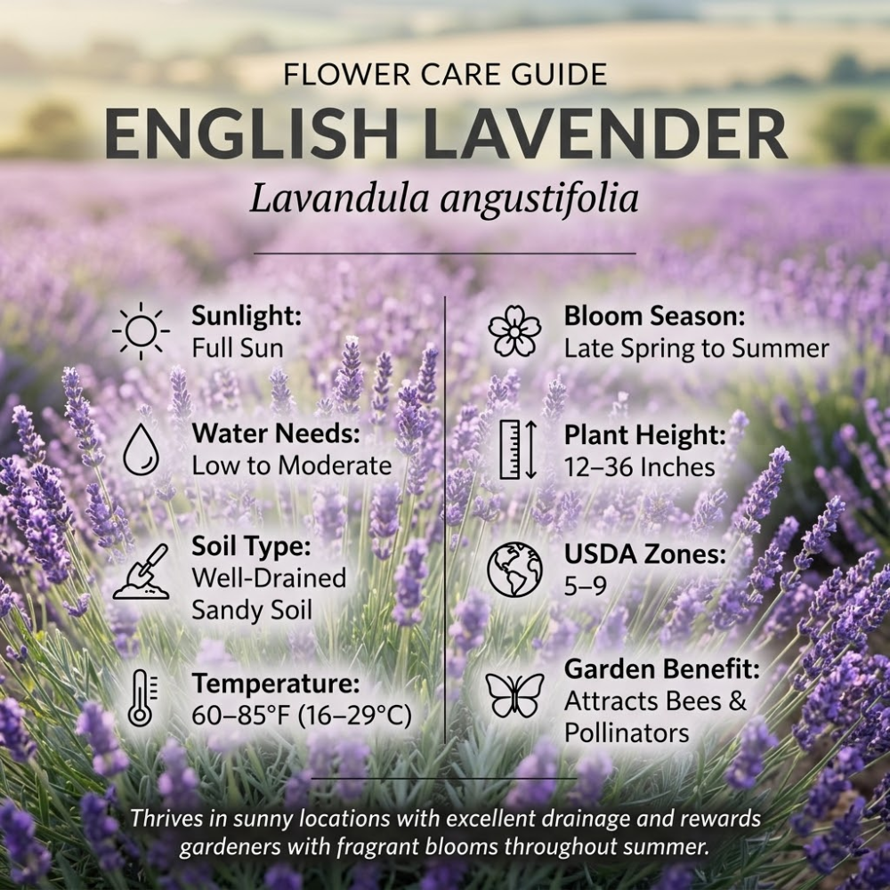 3 Pack English Lavender Seeds (600 Seeds), Stunning Cold-Hardy Aromatic Herb for Outdoor Gardens, Sturdy Growth with Striking Purple Blooms