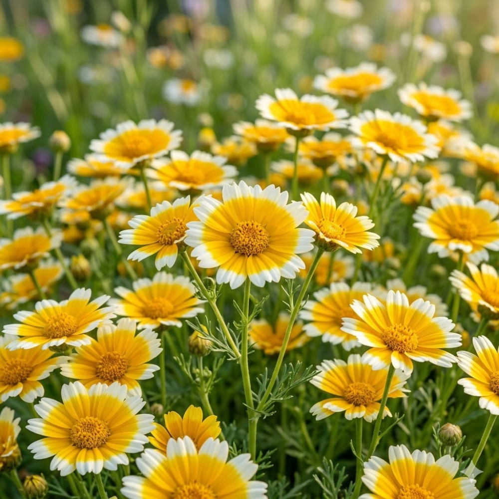 450 PCs Tidy Tips Seeds for Planting, Non-GMO Heirloom Seeds, Robust Fast-Growing Plants for Bright Spring Sunlit Gardens