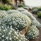 1500 Pcs Heirloom Snow in Summer Seeds (Cerastium), Low Maintenance Perennial Plants, Grow Robust White Blooms for Outdoor Landscapes