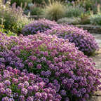 4500 Sweet Alyssum Seeds for Planting Outdoors, Sturdy Rosie Purple Heirloom, Vigorous Ground Cover Yielding Striking Blooms for Balconies
