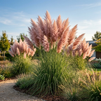 200 White Pampas Grass Seeds, High Germination Ornamental Grass for Planting, Robust Low Maintenance Tall Plumes for Sunlit Landscapes