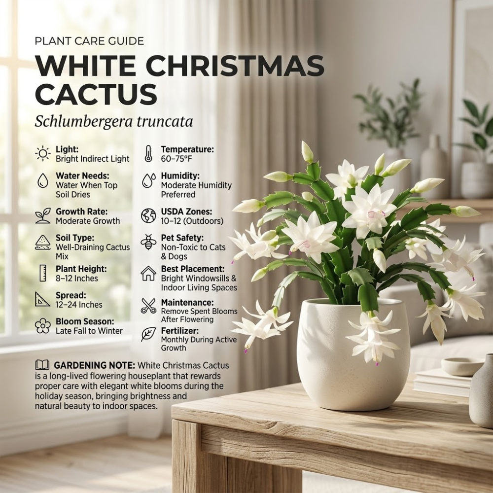 Orange Christmas Cactus Plant, 5-6 Inch Tall, Winter Blooming Succulent Starter for Home Décor, Low Maintenance Plant for Bright Indoor Spaces and Holiday Gifts