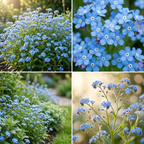 450 Pcs Heirloom Chinese Forget Me Not Seeds for Planting, Robust Lush Foliage & Bright Blue Flowers, Easy to Care Outdoor Yard Decor