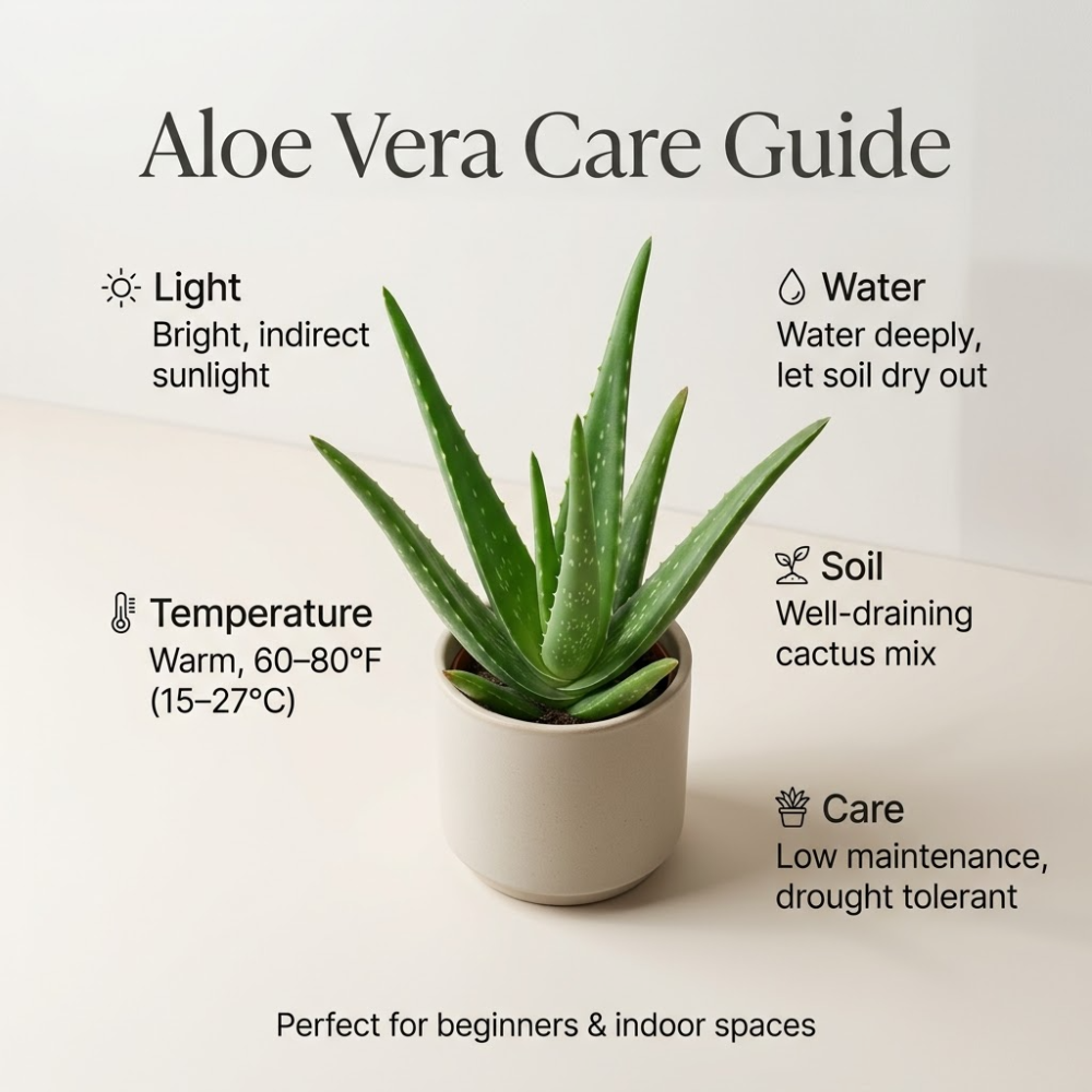 Live Aloe Plant for Planting| Aloe Vera Chinensis Plant in Size 4 Inch Pot | Suitable for Home Garden, Office, and Outdoor Beds | Fully Rooted Houseplant for Indoor Décor, Easy Care & Gift Giving
