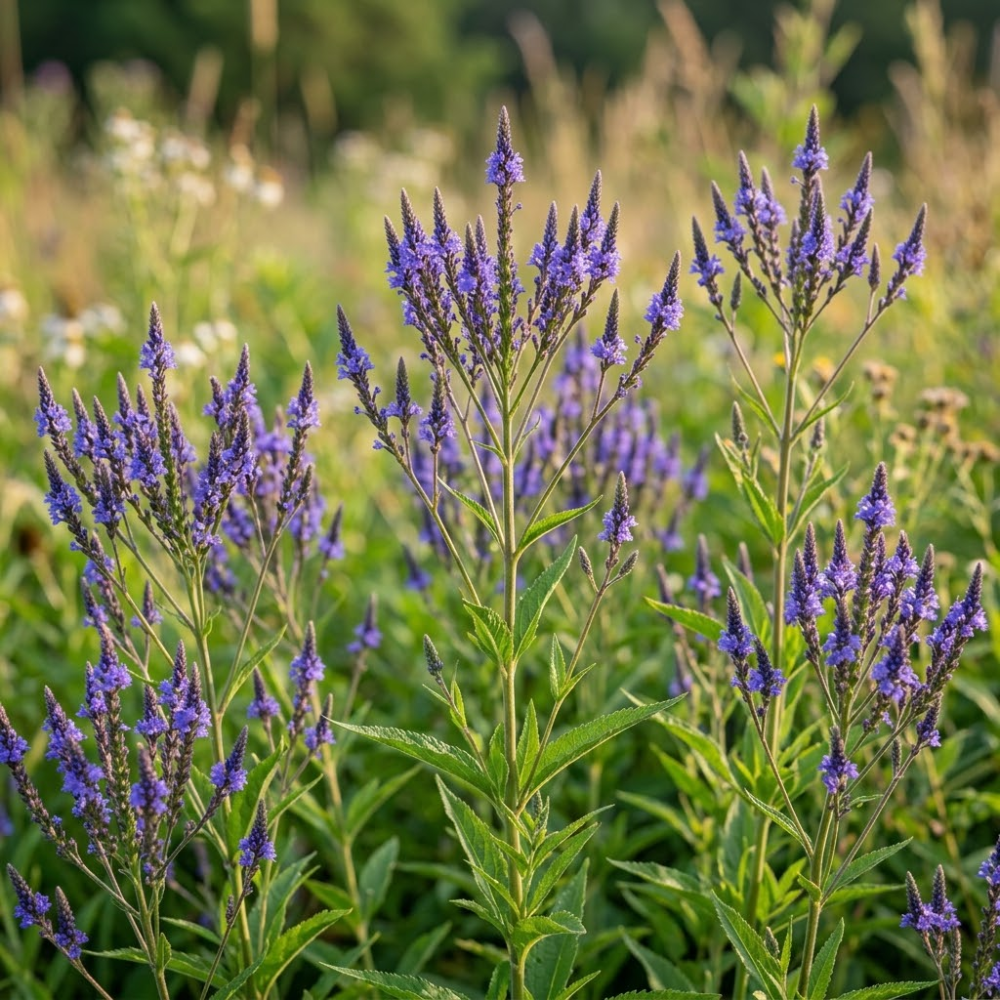 600 Pcs Wildflower Seeds for Planting - Blue Vervain, Cultivate Robust Upright Spikes & Bright Blue Flowers, Easy to Care Outdoor Yard Decor