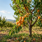(No Ship to CA,HI,AK) Apricot Tree Live Plant, 3 Gallon Potted Edible Fruit Tree Starter, High-Vigor Cold-Hardy Plant for Home Landscapes, Resilient Deciduous Shade Tree for Backyard Orchards