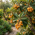 (No Ship to CA,HI,AK) Loquat Tree, 3 Gallon Pot, Live Fruit-Bearing Evergreen for Edible Landscaping, Resilient Shade Plant for Sweet Yellow Plums, Sturdy Growth for Broad Canopy & Patios