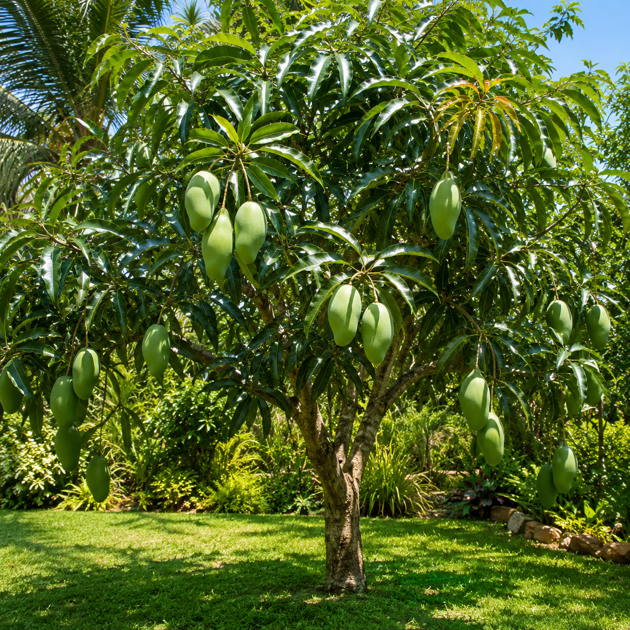 Keo Savoy Mango Trees Live Plants | 2.5–3 Ft Tropical Mango Variety | Sweet, Juicy Mango Fruit Tree for Yard & Patio (No Ship to CA,HI,AK)