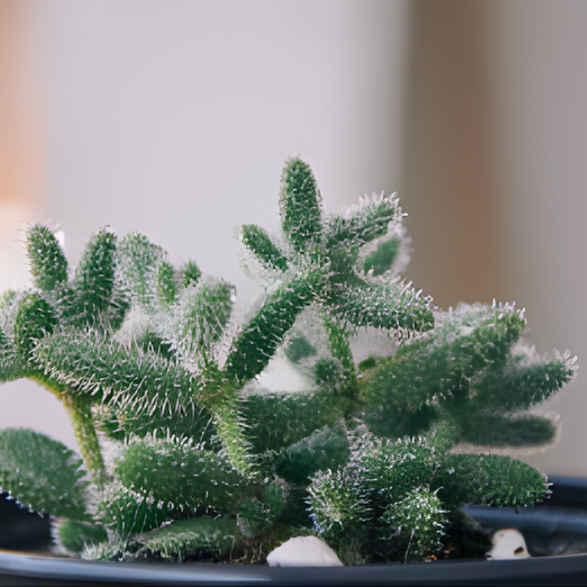Pickle Plant, Delosperma Echinatum Live Succulent in 4 Inch Pot, Rare Live Succulent Cactus Plants for Desk Decor and Small Spaces