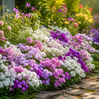 200 Mixed Color Candytuft Flower Seeds for Planting, Iberis umbellata, Non-GMO, Fast Growing, Multi-Color Flower Seeds, for Patio Pots, Containers, and Window Boxes