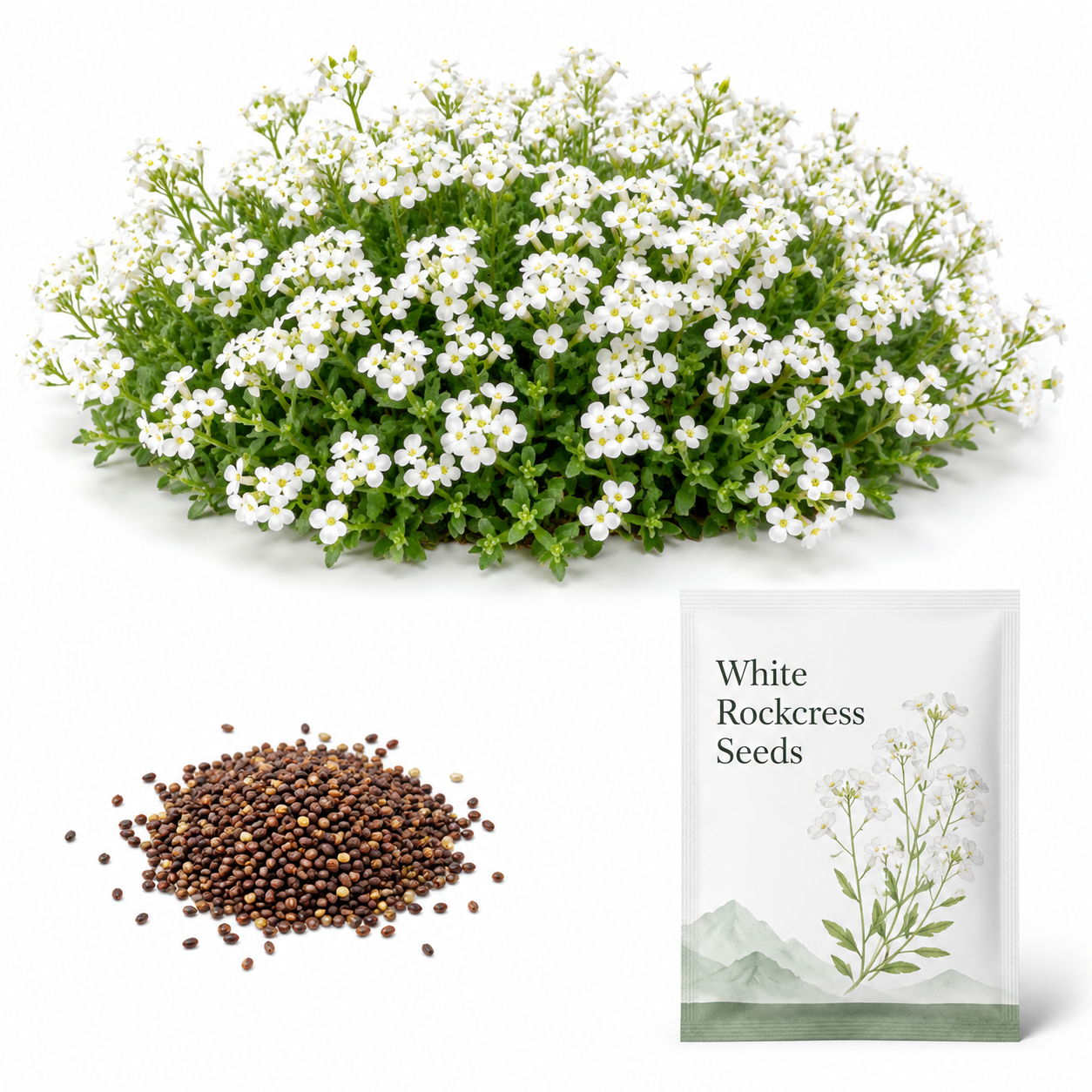 900 Purple Rockcress Seeds for Planting (Aubrieta deltoidea), Non GMO, Fast Growing, High-Yield Purple Cascading Blooms, Perennial Flower Seeds for Backyard Gardens & Landscaping