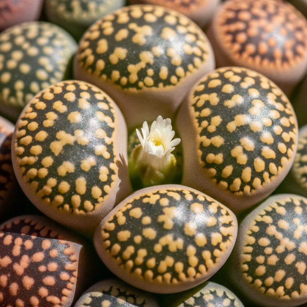 Pack of 20 Live Small Exotic Lithops Live Plants | Perfect for Lithops Starter, Great Terrarium Addition | Bare Root Without Soil or Pot, Easy to Grow and Ideal for Indoor/Outdoor Display