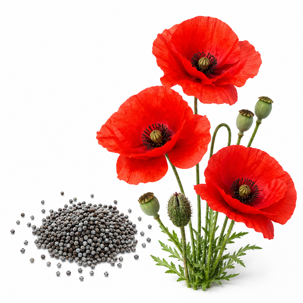 1000 Red Corn Poppy Wildflower Seeds, Easy Care, Non GMO Fresh Flower Seeds, Ideal for Garden Planting, Bright Seasonal Blooms