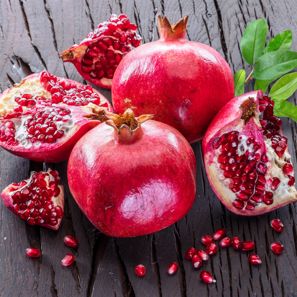 Pomegranate Plant Live in 4 Inch Pot | Salavatski Pomegranate Tree for Planting | Fruit-Bearing Live Pomegranate Plants for Garden, Backyard Orchard & Patio Containers