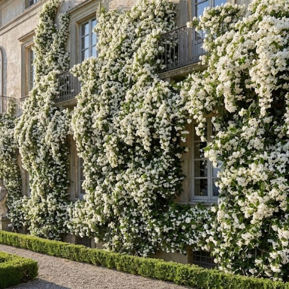 Bridal Wreath Jasmine Plant Live in 4 Inch Pot | Live Jasmine Plant | Jasmin Plant for Indoor | Easy Care Flowering Plant for Home & Office Decor