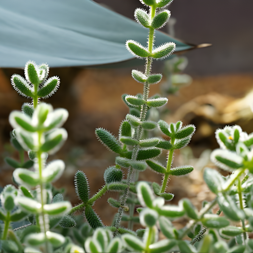 Pickle Plant, Delosperma Echinatum Live Succulent in 4 Inch Pot, Rare Live Succulent Cactus Plants for Desk Decor and Small Spaces