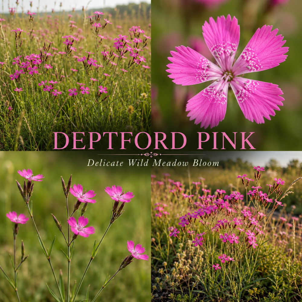100 Pcs Deptford Pink Seeds for Planting Outdoors Non-GMO Heirloom Wildflowers, Low Maintenance Pink Blooms for Yard Borders