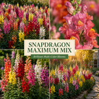 2000 Snapdragon Seeds Mix for Planting, High Germination Flower Seeds, Robust Low Maintenance Cut Flowers with Vibrant Colors for Garden Borders