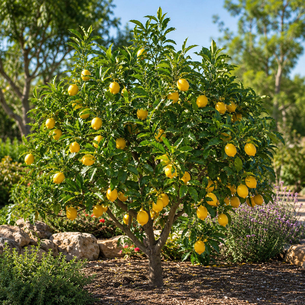 Live Meyer Lemon Tree | 1–2 Ft Tall Citrus Plant | Sweet, Juicy Lemons for Cooking, Drinks, and Home Gardening (No Ship to CA,HI,AK)
