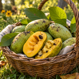 Pawpaw Tree Live Plant, 12-18 Inch Tall in Quart Pot, Native Fruit Tree Starter for Backyard and Garden Rows