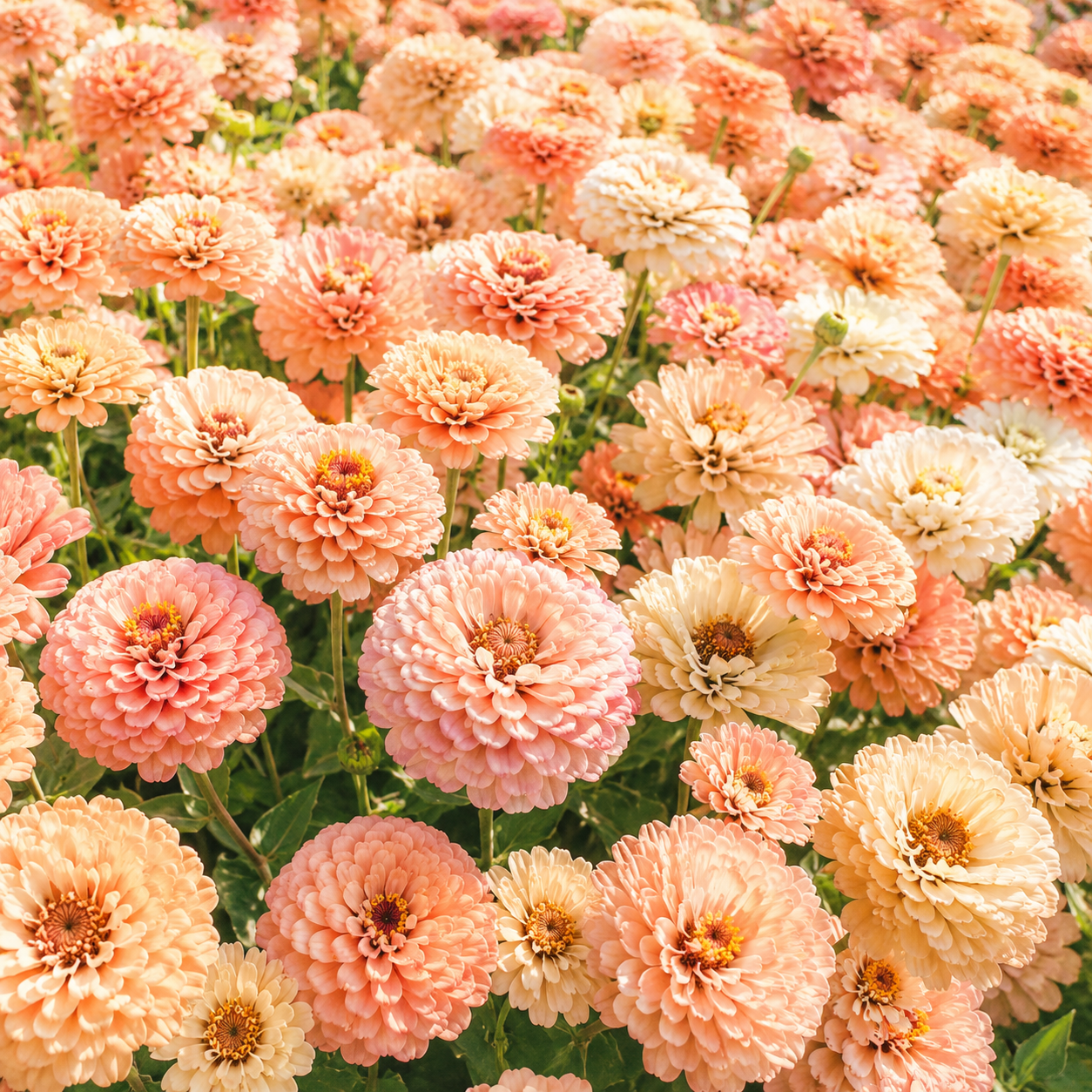 100 Zinnia Seeds Mix, Non-GMO Zinnia elegans, High Yield, Easy to Grow, Vibrant Colorful Flower Mix for Cut Garden