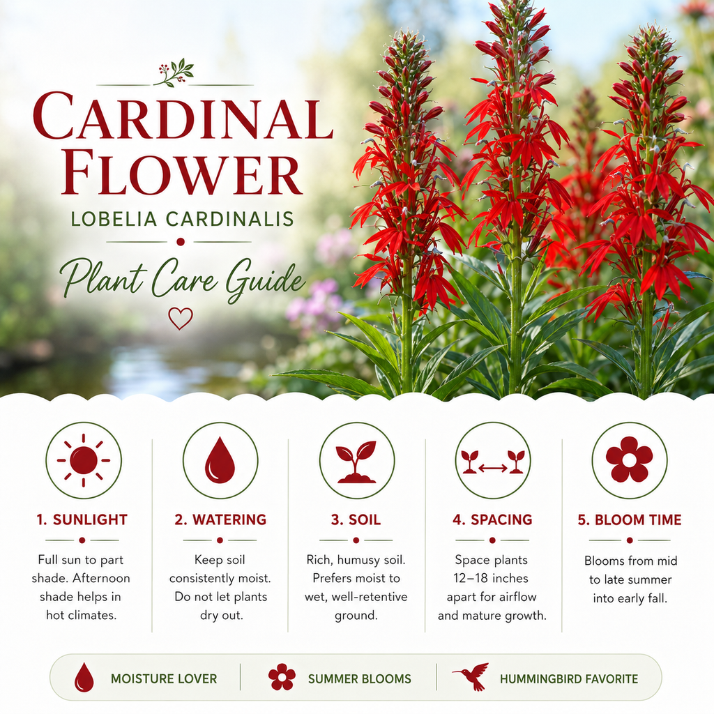 750 Cardinal Flower Seeds for Planting Outdoors, Non-GMO Lobelia cardinalis Seeds, Heirloom, Easy Care, High Yield, Perennial Wildflower Seeds
