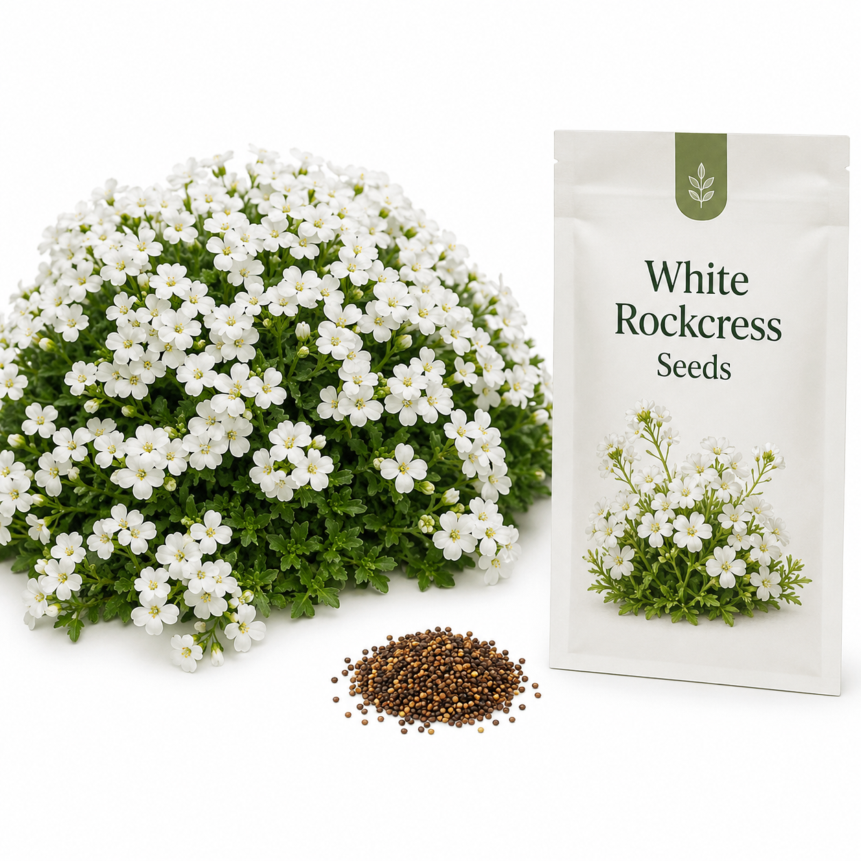600 Rockcress Seeds (Aubrieta deltoidea), High Yield, Easy to Grow, Native Perennial Flower Seed for Borders & Gardens Planting