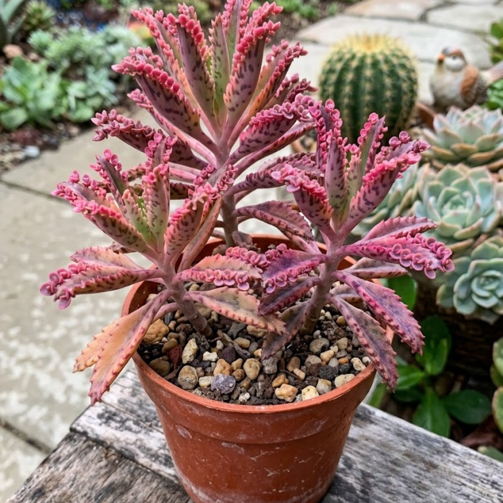 Kalanchoe Pink Butterfly Live Succulent Plant – 2 Inch Potted | Colorful Indoor | Beautiful Gift for Plant Lovers