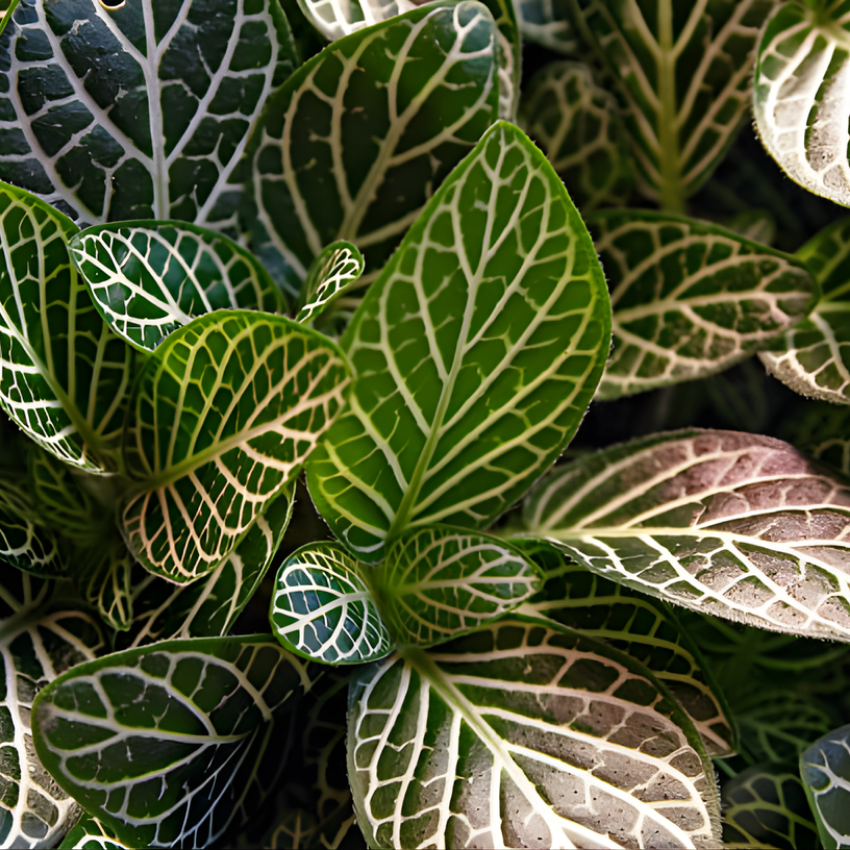 Snow White Zebra Plant, Live Aphelandra in 4 Inch Pot, Ideal for Modern Home Décor, Desk Displays & Plant Collections, Easy to Grow