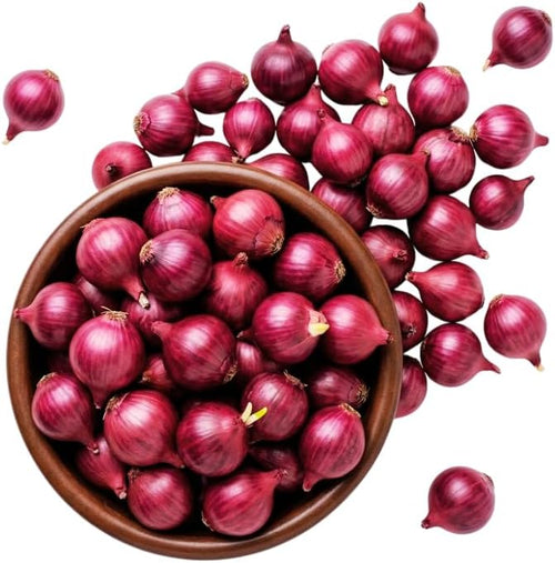 100 Red Onion Bulbs for Planting, Non-GMO, High Yield Onion Sets, Fast-Growing Vegetable Bulbs for Outdoor Gardens, Raised Beds & Containers