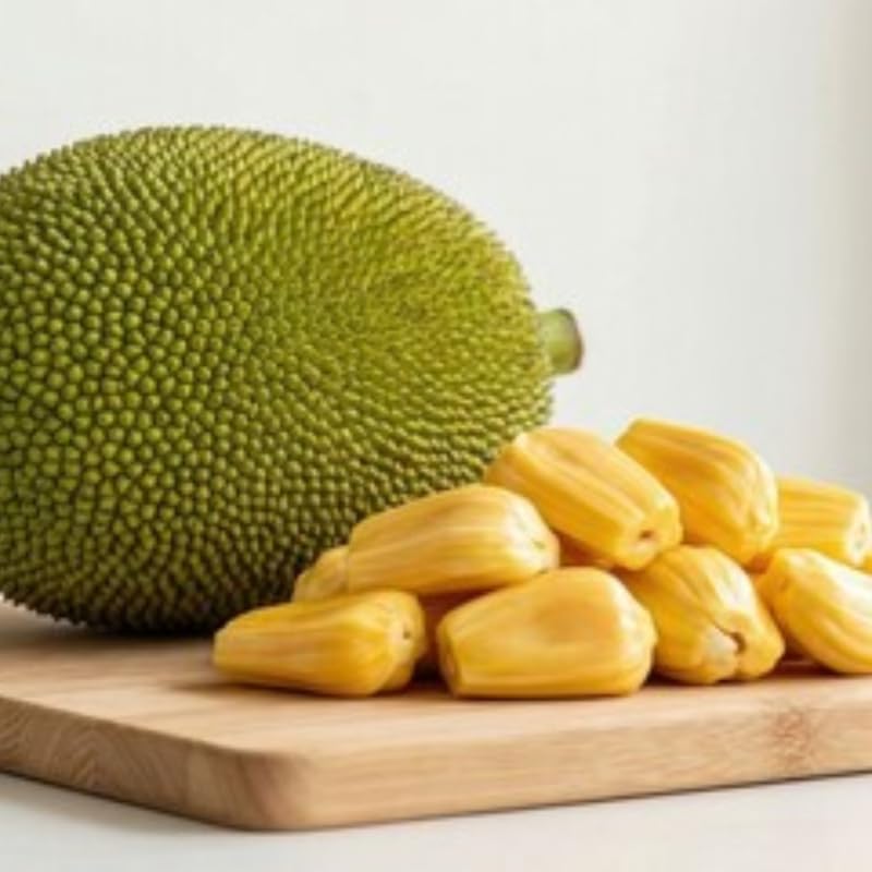 (No Ship to CA,HI,AK) Jackfruit Tree Live Plant, 3 Gallon Pot, 3 Feet Tall, Potted Tropical Fruit Tree Starter for Backyard and Large Containers