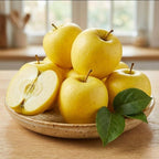 (No Ship to CA,HI,AK) Golden Delicious Apple Tree, Malus Domestica Starter, 5 Gal Pot, Cold-Hardy Edible Yellow Apple Tree for Large Pots and Home Gardens