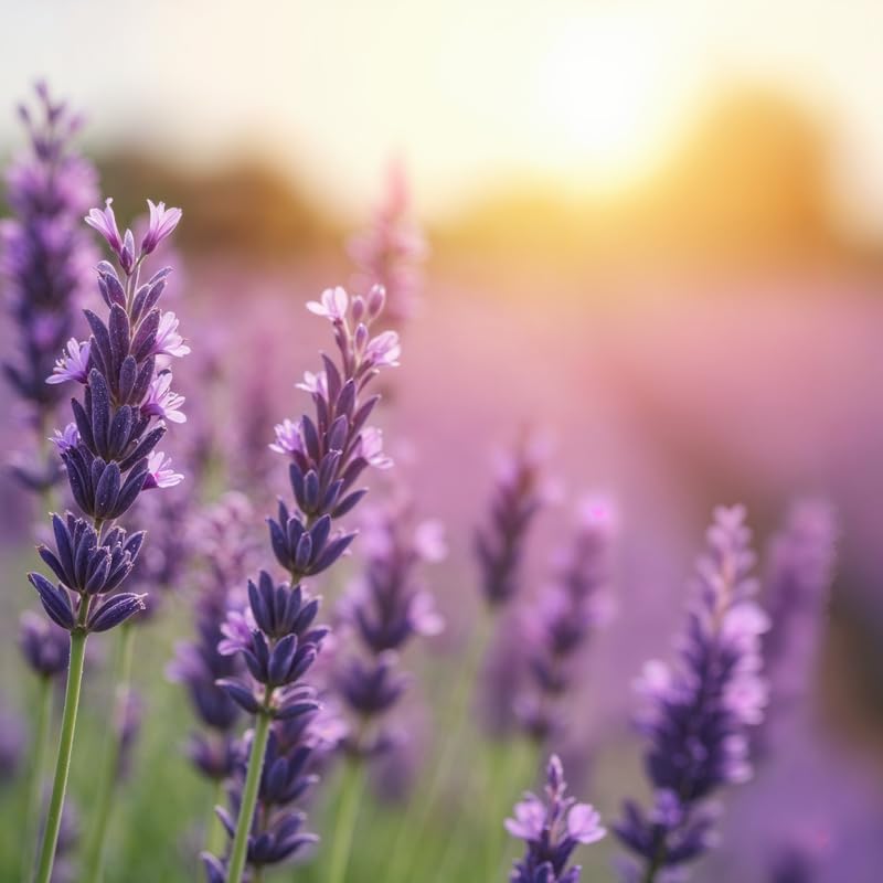 3 English Lavender Lavandula Angustifolia Plants, 3-Inch Pot, Compact Aromatic Perennial for Modern Landscape and Container Gardening