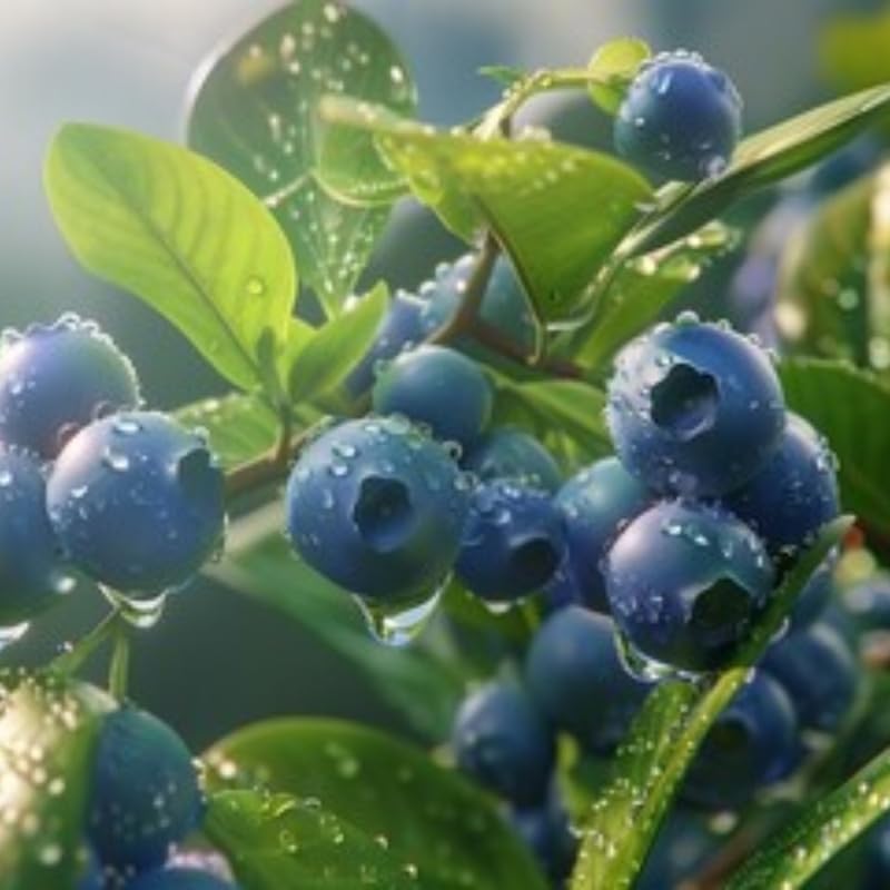 Small Huckleberry Live Plants, 3-4 Inch Tall Bare Root Seedlings, Vaccinium Native Berry Shrub, Edible Fruit Bearing Plant for Landscapes