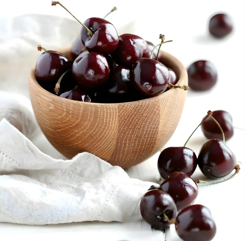 2 Black Cherry Trees Live Plant| Fruit Tree 2–3 Ft Tall | Outdoor Sweet Cherry Fruit Tree for Garden, Yard & Open Spaces