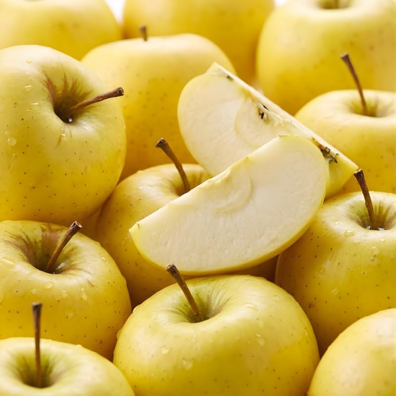 (No Ship to CA,HI,AK) Golden Delicious Apple Tree in 5 Gallon Established Pot, Live Fruiting Shrub for Homegrown Summer and Fall Harvests