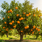Hamlin Orange Tree for Planting | 1 Gallon Live Citrus Plant | Easy-Grow Edible Fruit Tree for Home Gardens & Patios (No Ship to CA,HI,AK)