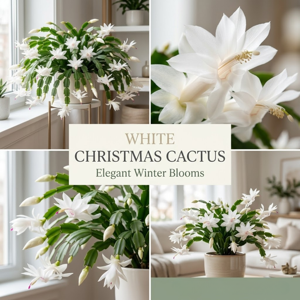 2 Purple Christmas Cactus Live Plant, 5-6 Inch Tall, Easy to Care Indoor Winter Houseplant for Office Desk and Patio Decor, Vigorous Live Holiday Plant