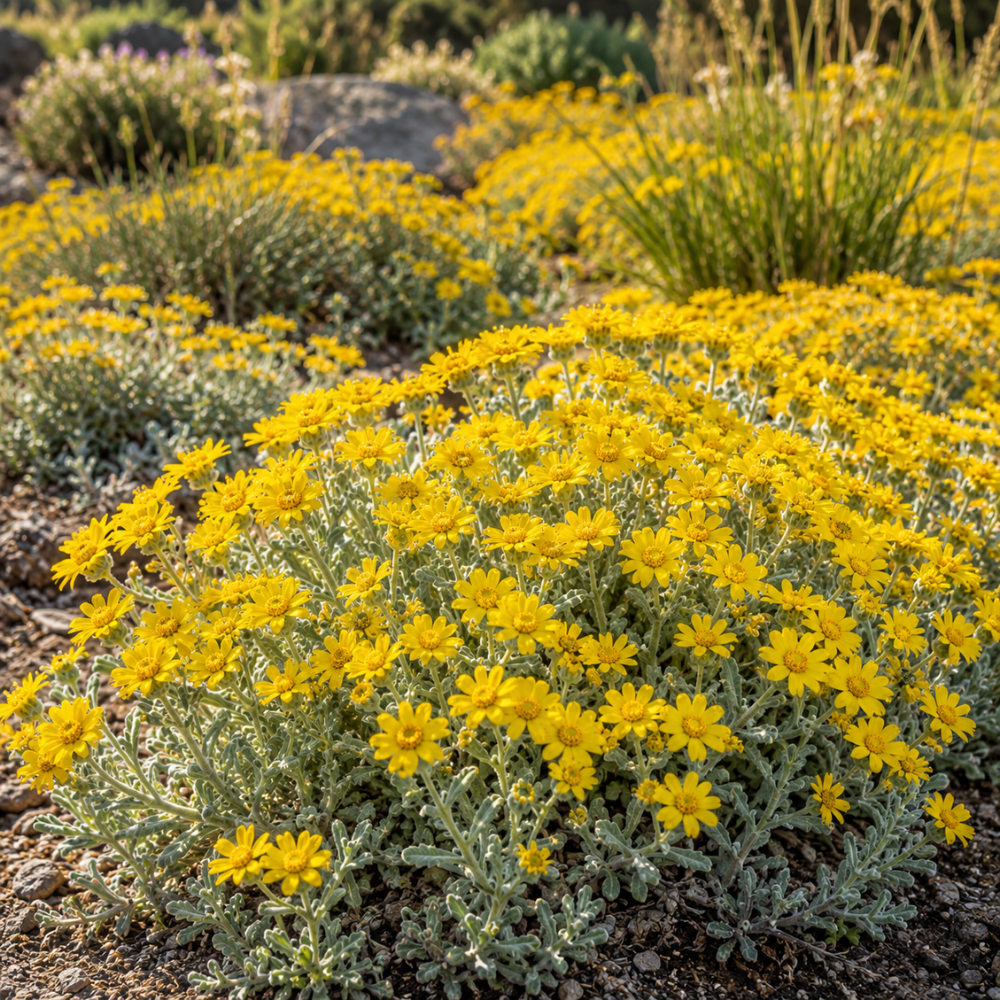 200 Pcs Oregon Sunshine Flower Seeds, Vigorous Heirloom Yellow Daisies for Planting, Robust Drought-Tolerant Plants for Bright Sunlit Yards & Patios