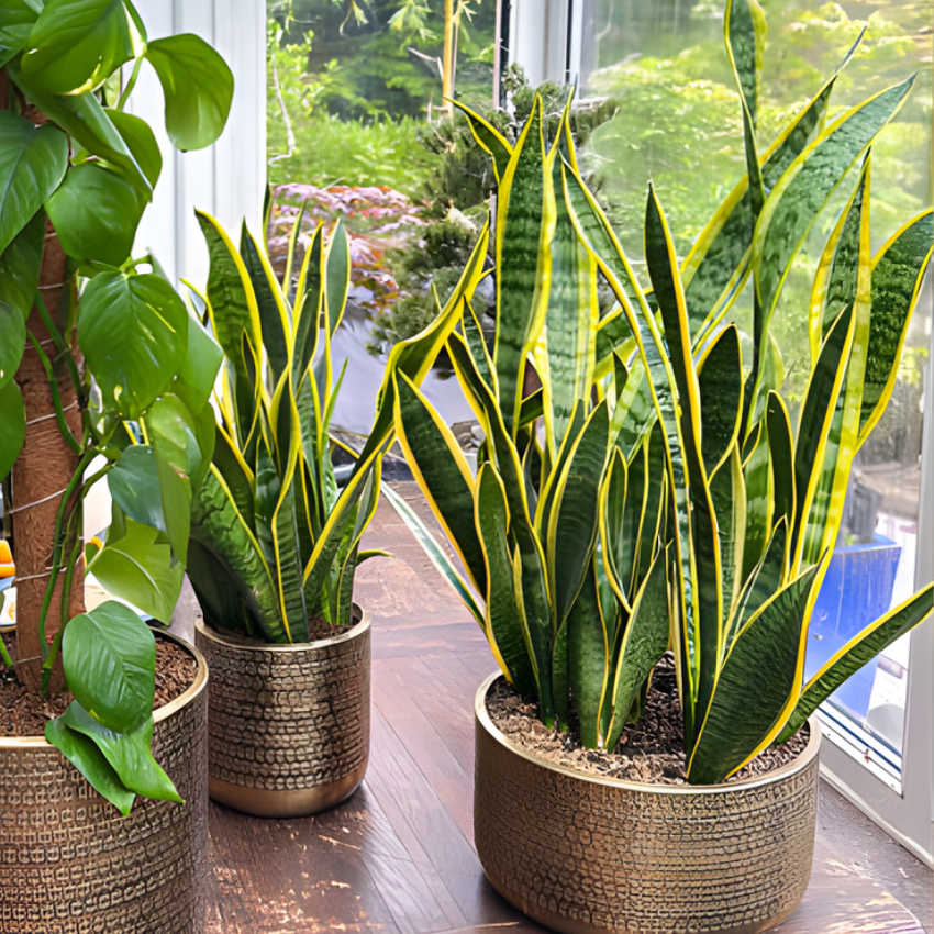 Dracaena Plant Live ‘Song of India’, 4 Inch Pot, Variegated Yellow and Green Indoor Plant for Home and Office