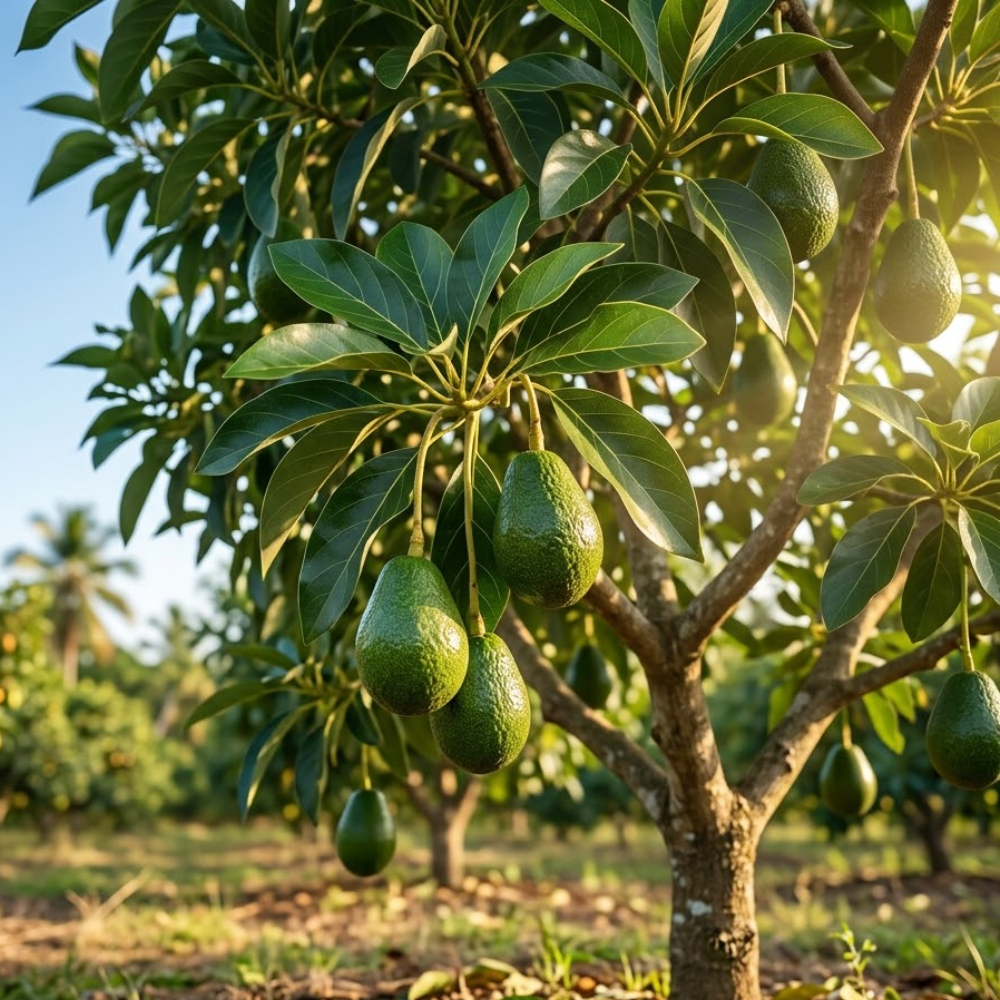 (No Ship to CA,HI,AK) Avocado Live Fruit Tree, 3 Gallon Pot, Vigorous Evergreen Plant for Edible Landscapes, Sturdy Subtropical Shade Tree for Creamy Harvests & Lush Green Foliage