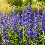 200 Pcs Blue Sage Seeds, Heirloom Fragrant Flowers for Planting, Fast-Growing Upright Plants for Bright Sunlit Gardens