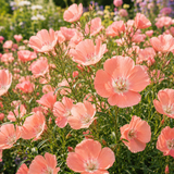 100 Pcs Light Salmon Clarkia Seeds for Planting Outdoors, Grow Robust, Easy to Care Pastel Pink Blooms for Yard Borders