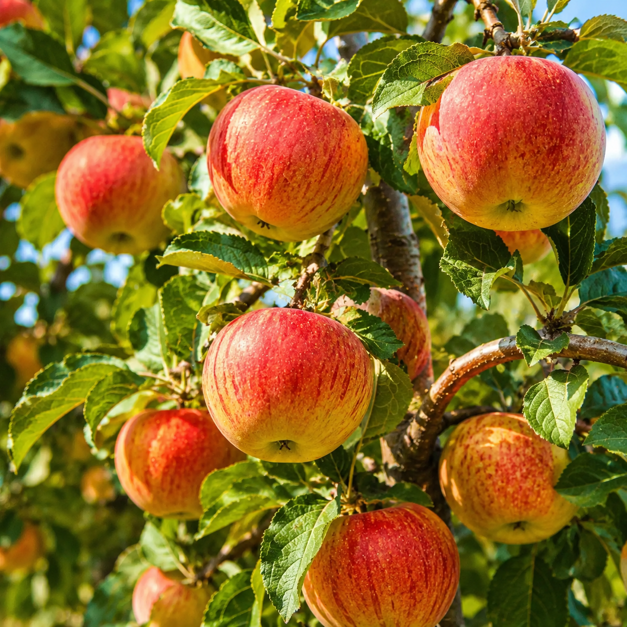 Apple Tree Live Plant in 3 Gallon Pot, Fast Growing Zestar Apple Trees Live Plants Ready to Fruit, Perfect for Home Backyard and Garden (No Ship to CA, HI, AK)